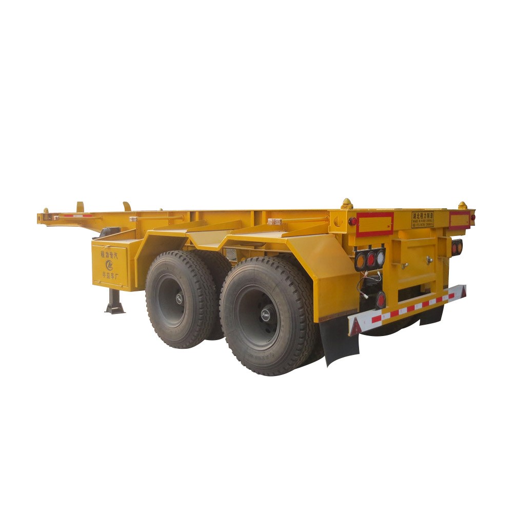 2 Axle ISO 20 Feet Skeleton Container Semitrailer
