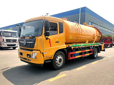 东风天锦国六清洗吸污车