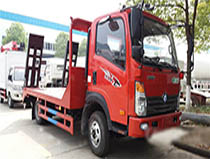 重汽王牌蓝牌平板运输车(60-80型号挖机)